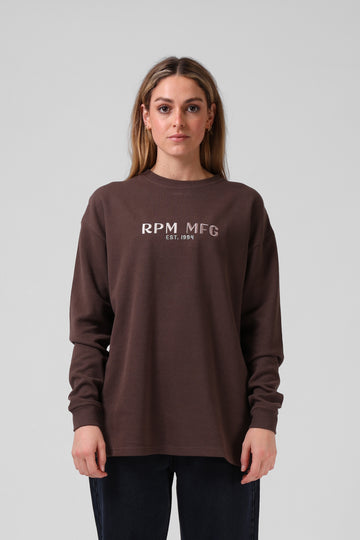 Heavy Weight Long Sleeve - Chocolate