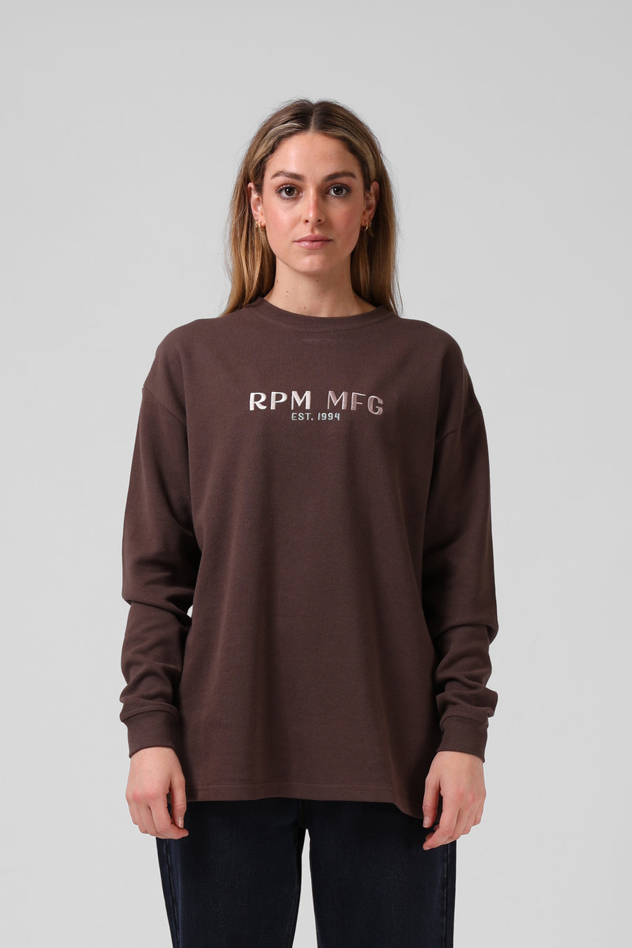 Heavy Weight Long Sleeve - Chocolate