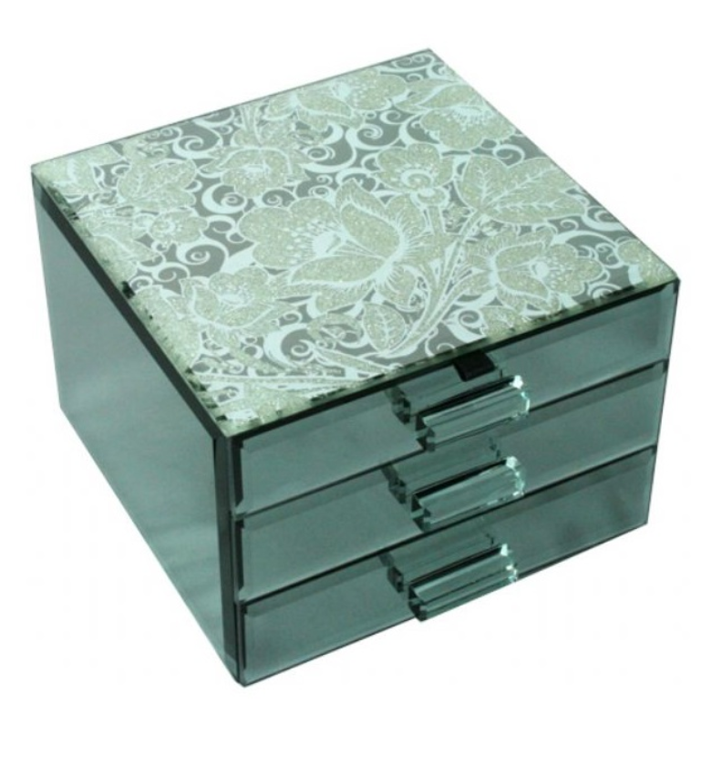 Glam Glitzi Jewellery Box with 2 Drawers
