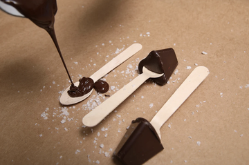 Xmas Chocolate Marshmallow Spoon