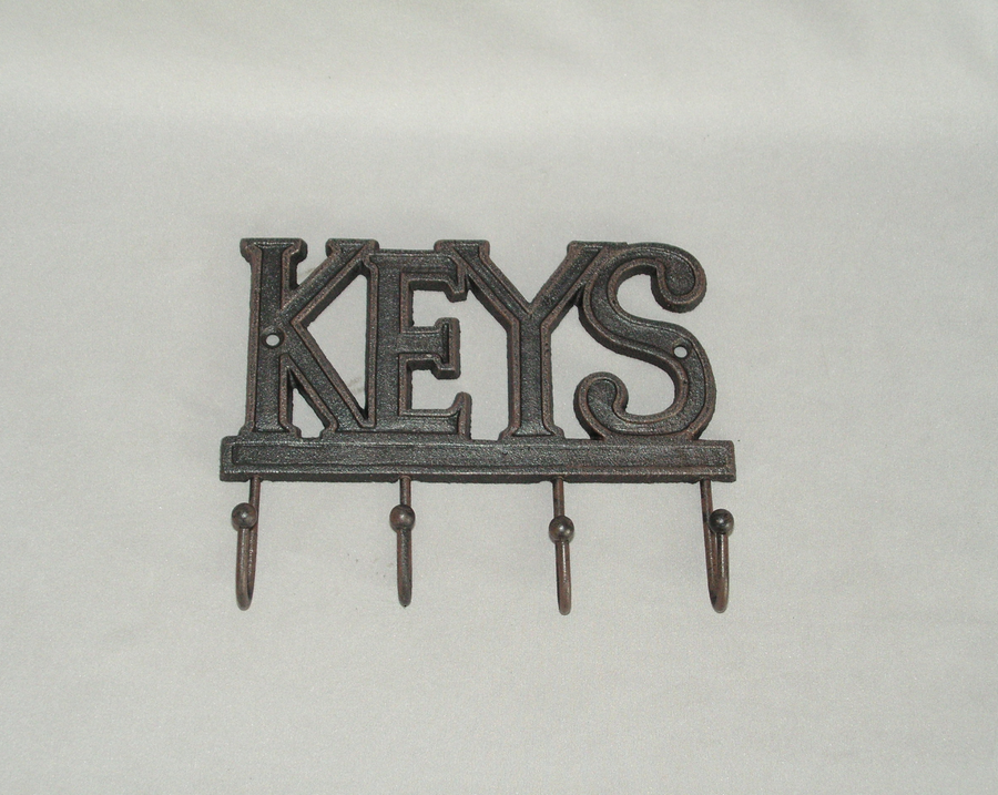 'Keys' with 4 Hooks