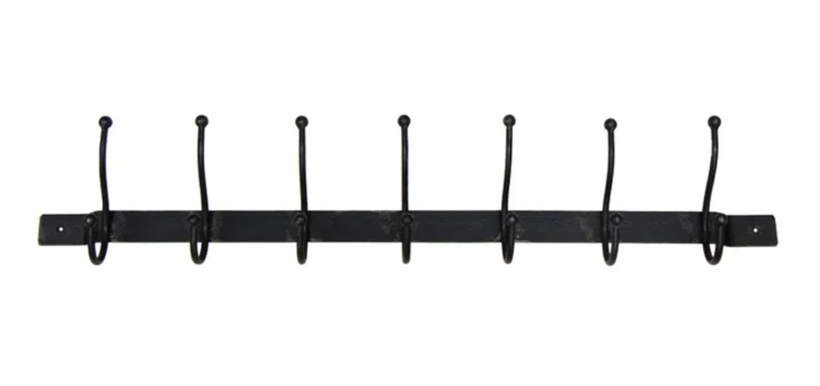 Old Metal 7 Hook Bar
