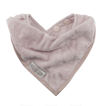 Towel Bandana Bib - Antique Pink
