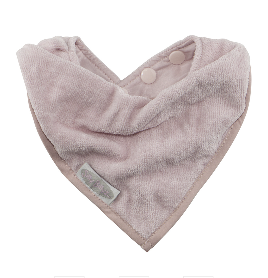 Towel Bandana Bib - Antique Pink