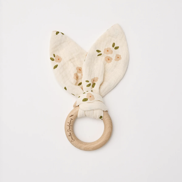 Organic Bunny Ears Teether - Daisy