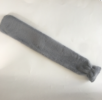 Long Hot Water Bottle & Sherpa Cover - Grey