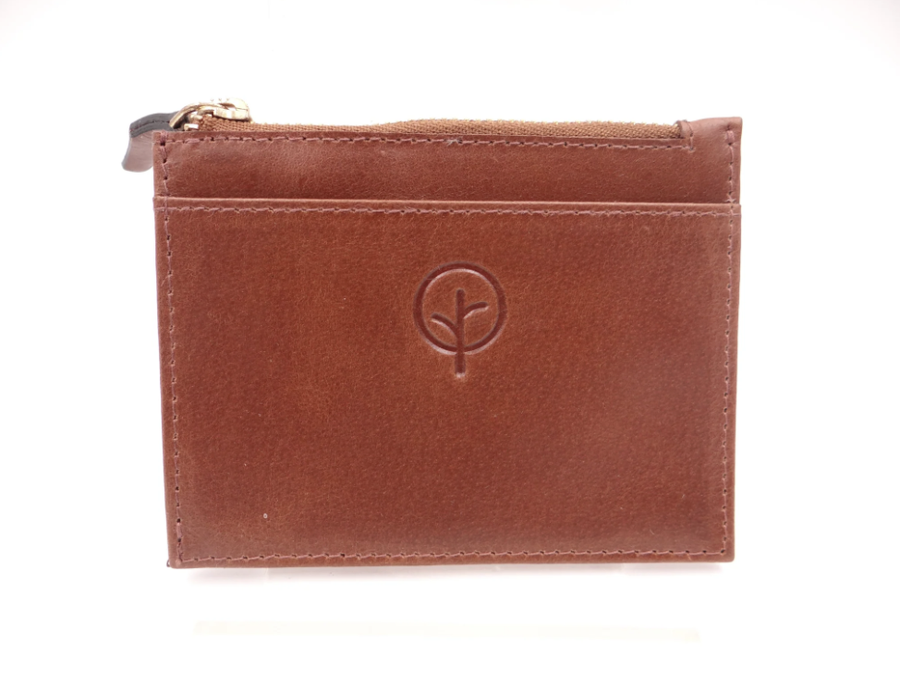 ManageMe Compact Coin Card Wallet - Tan