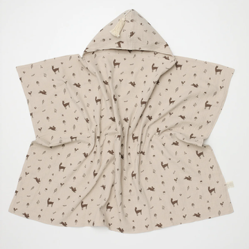 Hooded Towel with Tassel  - Woodlands