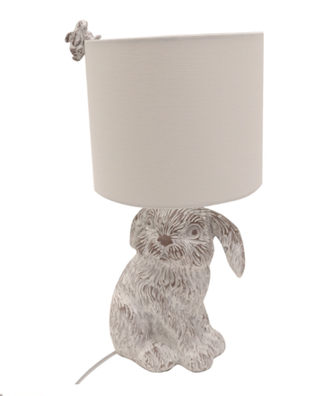 Baby Bunny Table Lamp - Stone White