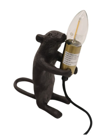 Mouse Table Lamp - Black