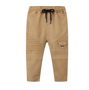 Jaxton Detailed Pocket Jeans - Tan Denim