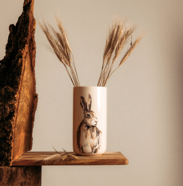 Meg Hawkins Hare Vase - Tall