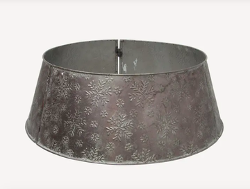 Snowflake Silver Tree Skirt Large