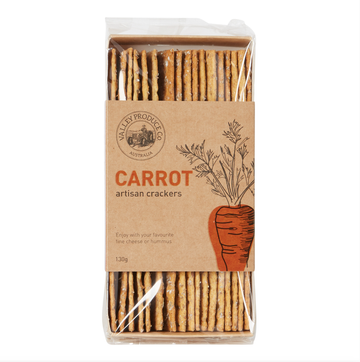 Artisan Flatbread Crackers - Carrot