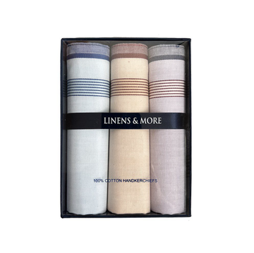Tonal Striped Handkerchiefs