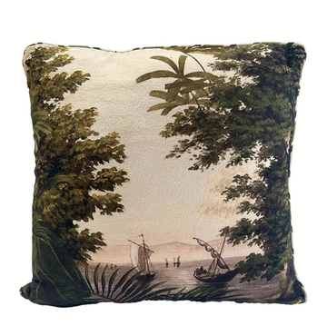 Villa Cotton Moss Cushion