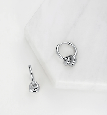 Sadie Large Earring - Silver