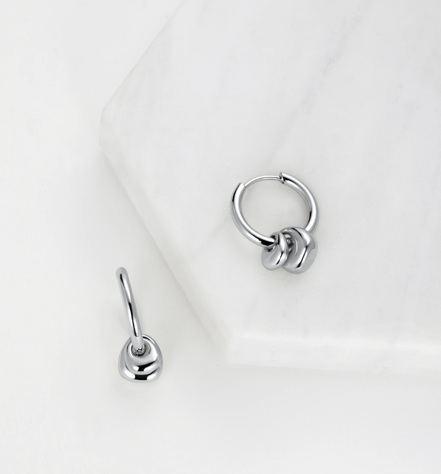 Sadie Large Earring - Silver