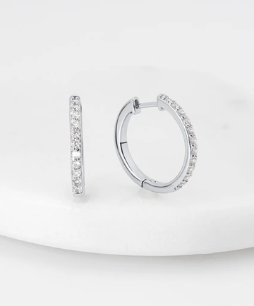 Catalina Hoop - Silver