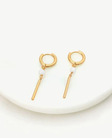 Isabelle Pearl Earring - Gold