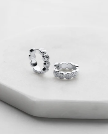 Josie Hoop Earring - Silver