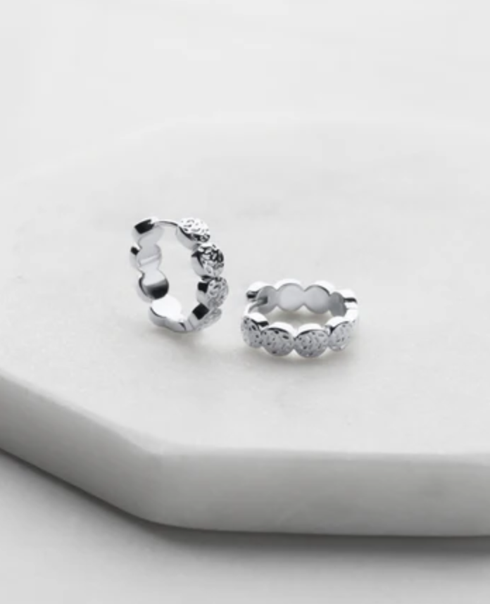 Josie Hoop Earring - Silver