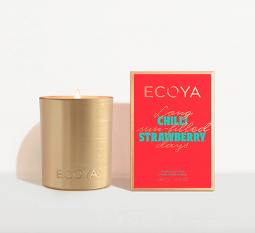 Chilli Strawberry Goldie Candle Holiday Collection