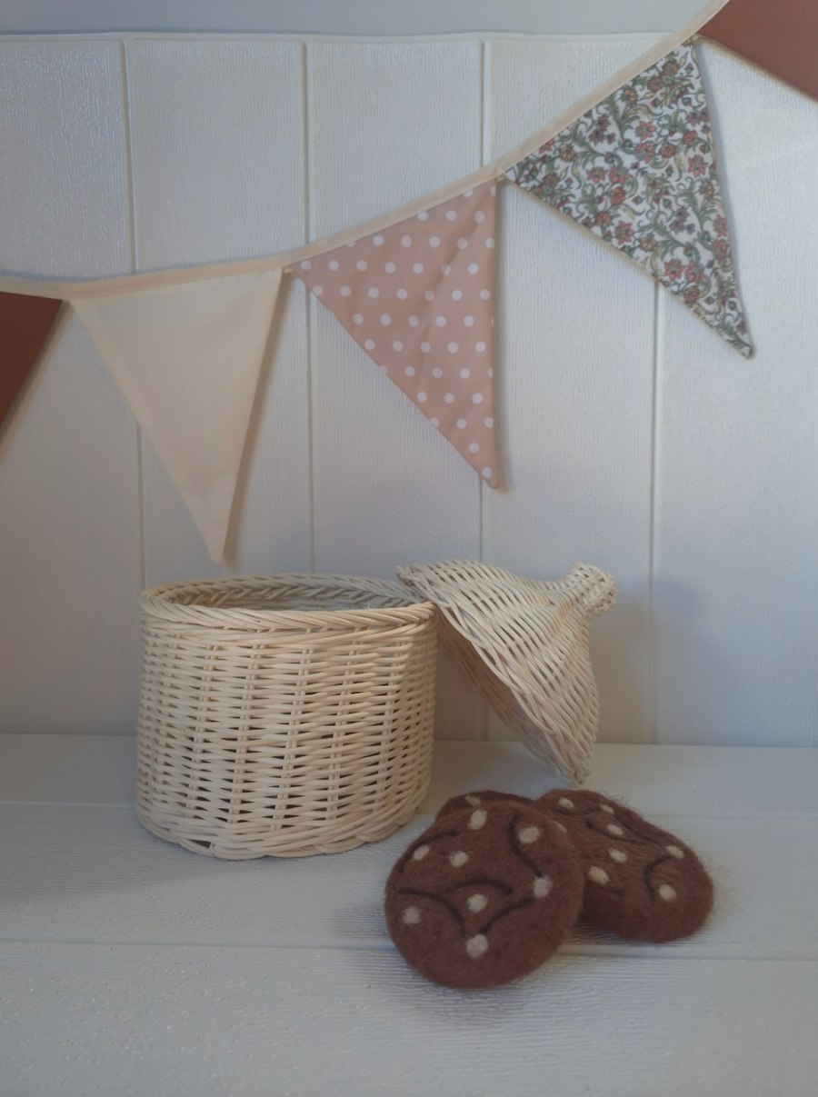 Rattan Cookie Jar