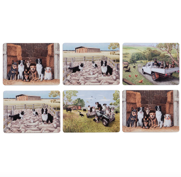 Working Dogs 6pk Placemat