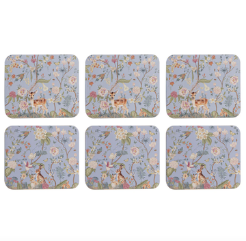 Enchanted Forest 6pk Coaster