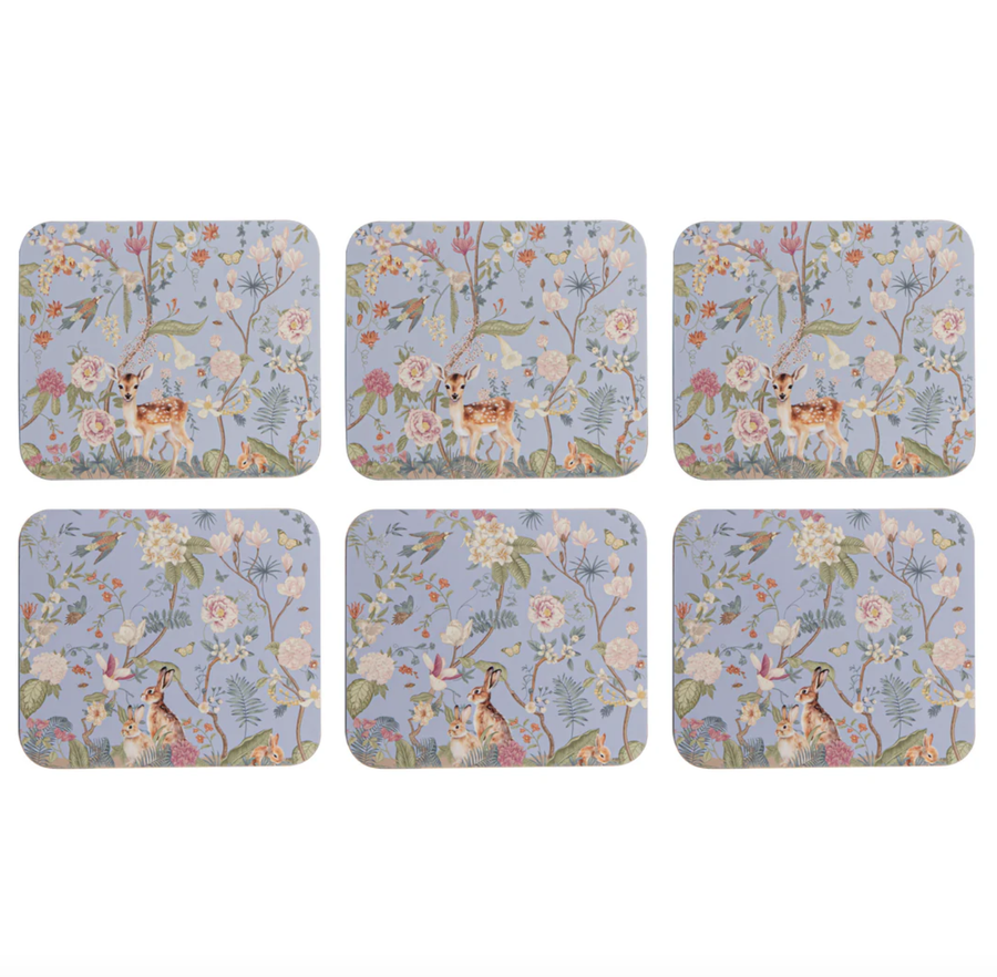 Enchanted Forest 6pk Coaster