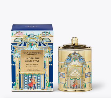 Glasshouse Fragrances Under The Mistletoe Candle - 380g