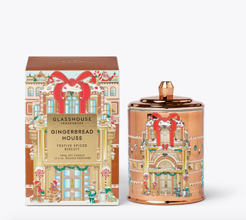 Glasshouse Fragrances Gingerbread House Candle - 380g