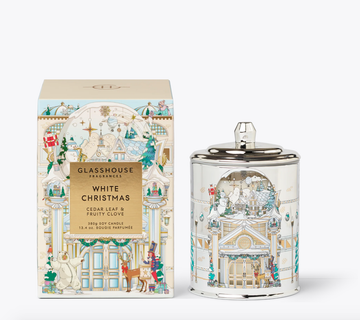 Glasshouse Fragrances White Christmas Candle - 380g