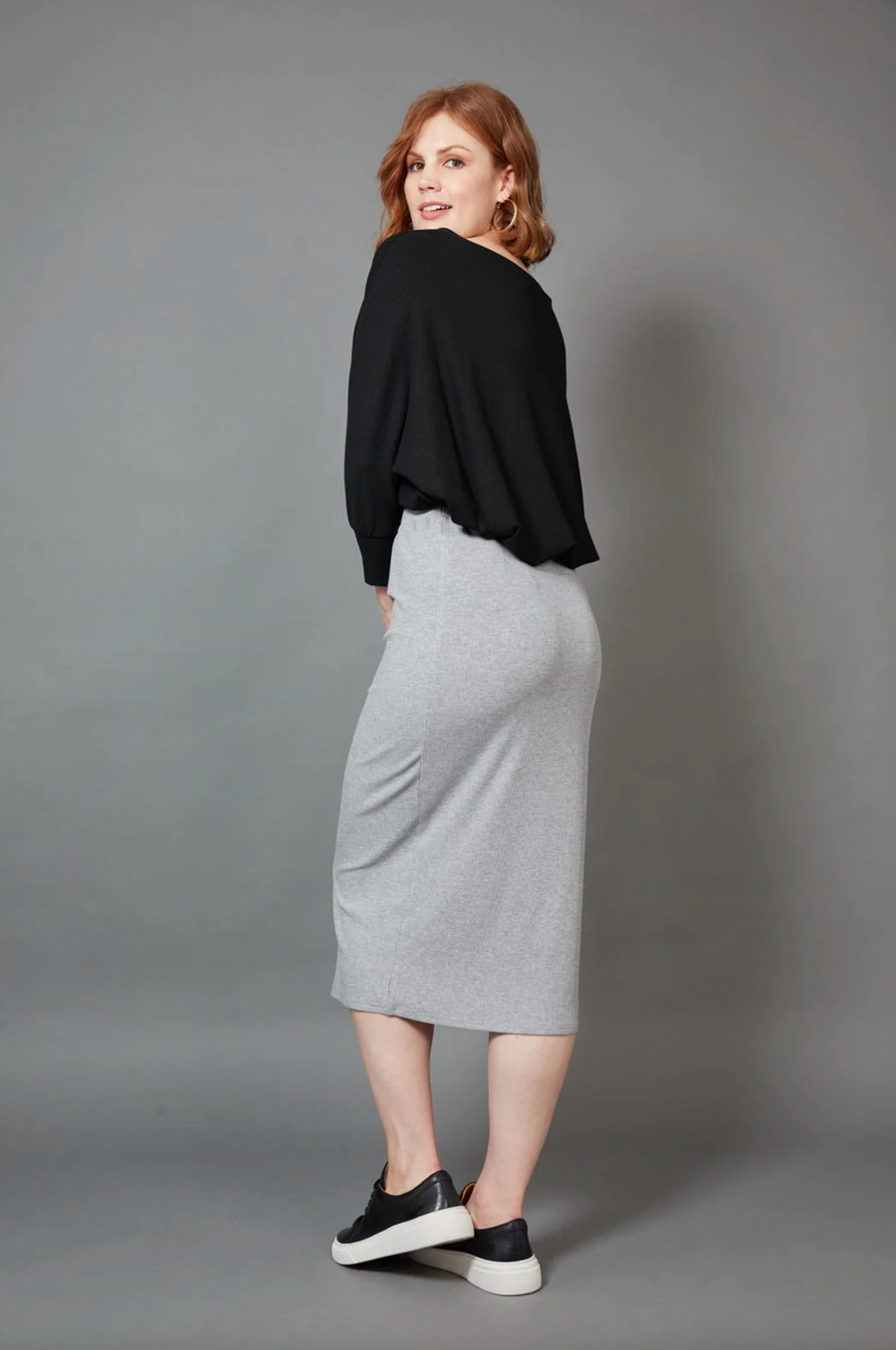 Studio Jersey Skirt - Gray