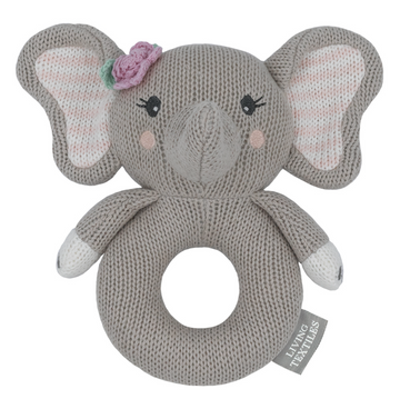 Whimsical Knit Rattle - Ella Elephant