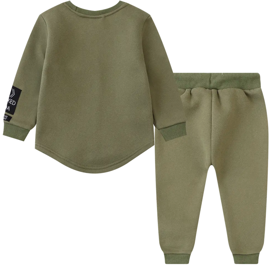 Evander Crew Set - Olive