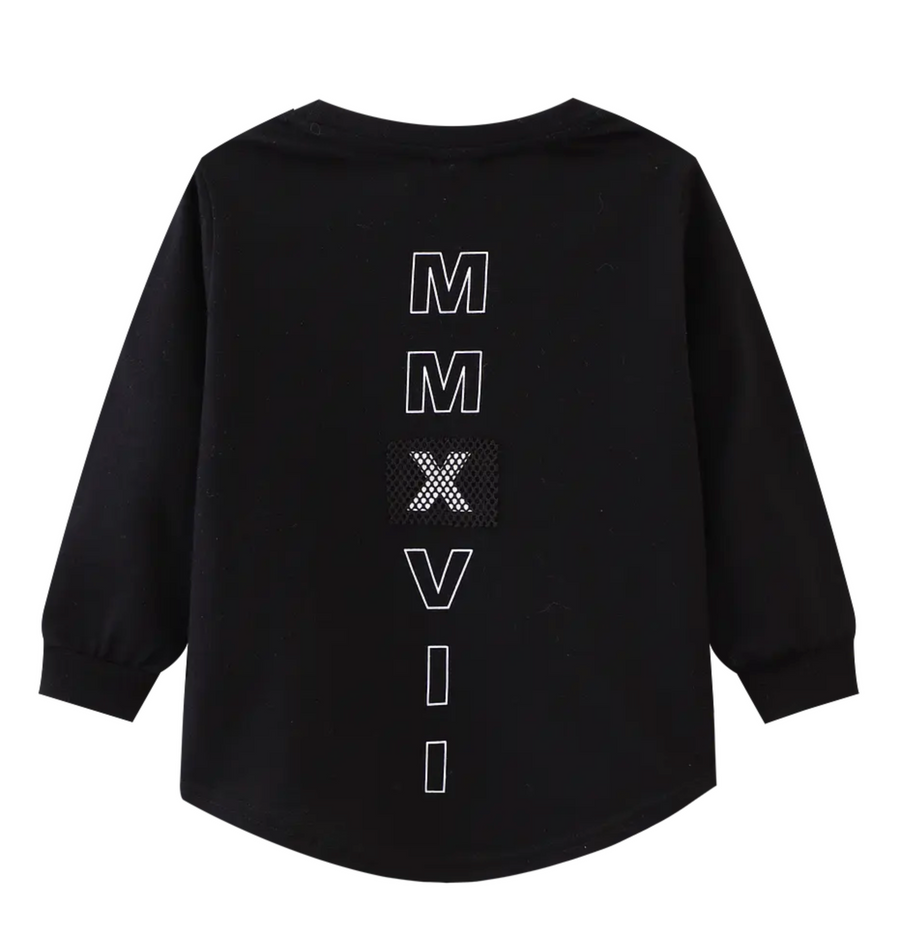 MMXVII Long Sleeve Tee - Black