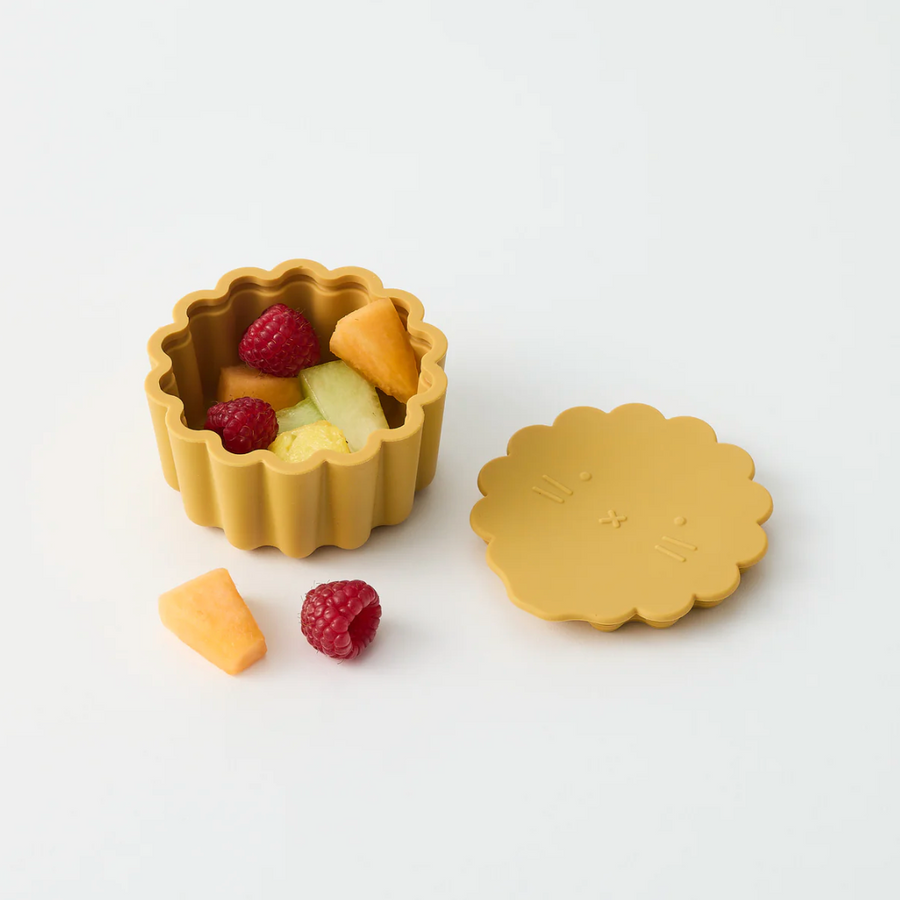 Mini Lion Snack Box in Sunshine Yellow