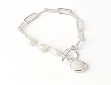 June Silver Bracelet