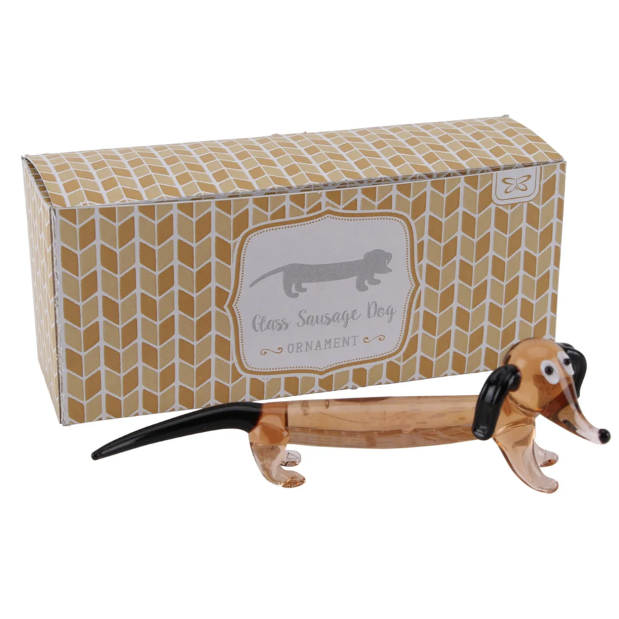 Artisan Glass Sausage Dog