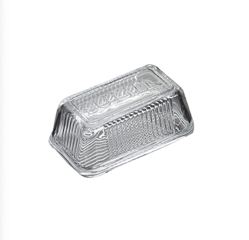 Frette Glass Butter Dish