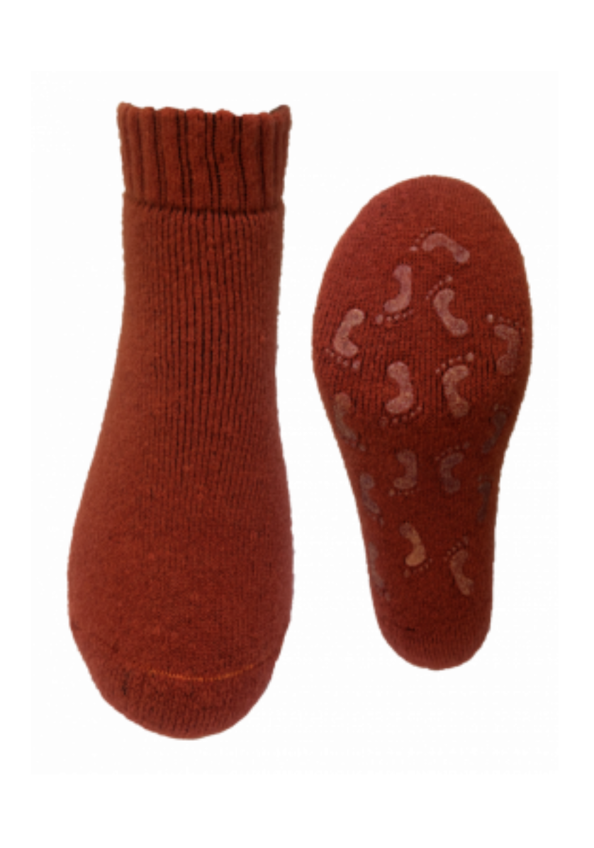 Possum Merino Slipper - Rust