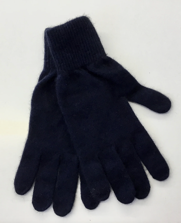 Possum Merino Full Finger Gloves - Navy