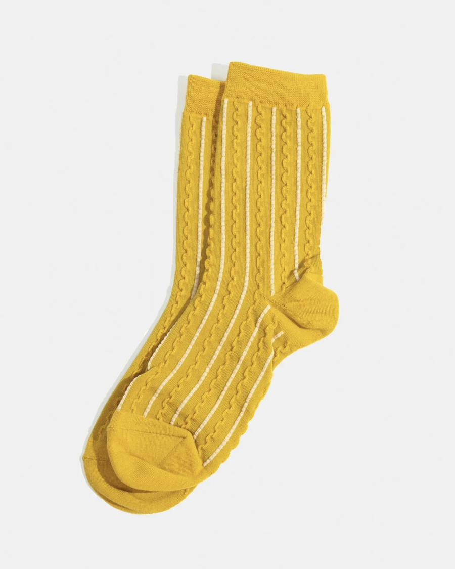 Thea Socks Marigold Fawn