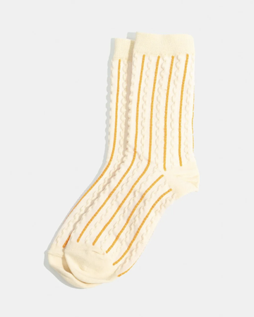Thea Socks Cream Orange