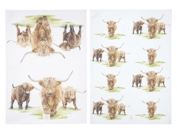 Highland Herd 2pk Kitchen Towel