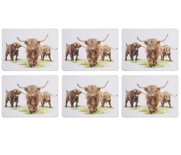 Highland Herd 6pk Placemat