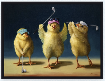 Box Frame - Yoga Chicks Golf Chicks