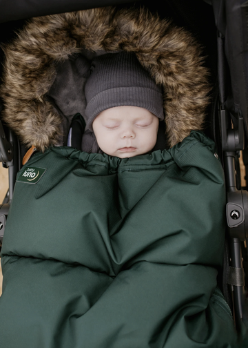 Nordic Footmuff Pram Liner - Hunter Green